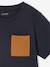Lot 3 T-shirt manches courtes bleu pétrole+caramel+marine+vert amande - vertbaudet enfant 