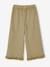 Wide-Leg, Lyocell Bermuda Shorts for Girls khaki+lilac - vertbaudet enfant 