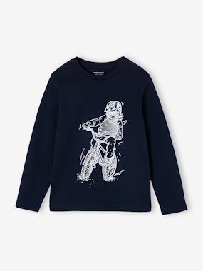 T-shirt garçon imprimé - vertbaudet enfant Garçon-T-shirt, polo, sous-pull-T-shirt-T-shirt garçon imprimé