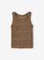 Ribbed Tank Top for Girls beige+ecru+sage green+striped blue+sweet pink - vertbaudet enfant 