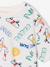 Short-Sleeved T-Shirt for Boys anthracite+ecru+white - vertbaudet enfant 