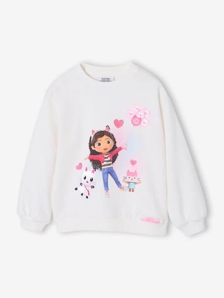 Girl's GABBY ET LA MAISON MAGIQUE sweatshirt ecru - vertbaudet enfant 