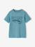 Printed boy's t-shirt aqua green+marl white+medium blue+mint green+ochre+olive+terracotta - vertbaudet enfant 