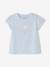 Fancy T-Shirt for Baby Girls light blue+rose - vertbaudet enfant 