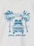 Printed boy's t-shirt aqua green+marl white+medium blue+mint green+ochre+olive+terracotta - vertbaudet enfant 