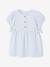 Baby girl's dress with embroidered details light blue - vertbaudet enfant 