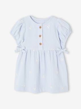 -Robe bébé fille détails brodés