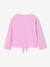 T-Shirt with Knot Detail for Girls mauve - vertbaudet enfant 