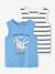 Pack of 2 Tank Tops for Boys set blue+set white - vertbaudet enfant 