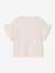 Girl's pointelle knit t-shirt ecru - vertbaudet enfant 