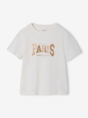 Girls-Girls' printed short-sleeved t-shirt 