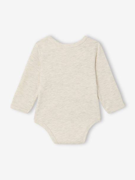 Pack of 7 Long-Sleeved Bodysuits for Babies set white - vertbaudet enfant 