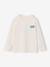 Boy's long-sleeved t-shirt ecru+slate blue - vertbaudet enfant 