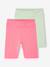 Lot 2 cyclistes fille sport rose+vert - vertbaudet enfant 