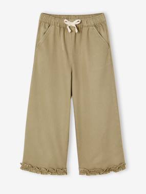 -Pantacourt large fille lyocell