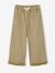 Wide-Leg, Lyocell Bermuda Shorts for Girls khaki+lilac - vertbaudet enfant 