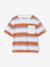 Striped T-Shirt for Boys printed orange - vertbaudet enfant 