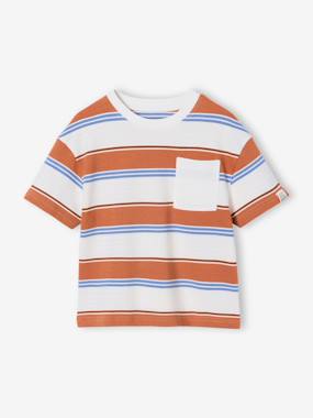 T-shirt garçon rayé - vertbaudet enfant Garçon-T-shirt garçon rayé