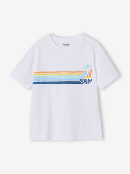 T-shirt garçon 'California' blanc - vertbaudet enfant 