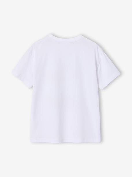 Short-Sleeved Animal T-Shirt for Boys ecru+fir green+white - vertbaudet enfant 