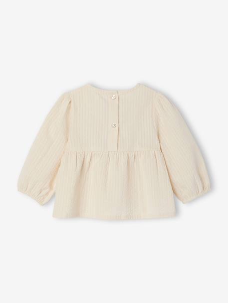 Girl's blouse ecru - vertbaudet enfant 
