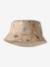 Reversible cotton bucket hat for baby boys cappuccino - vertbaudet enfant 