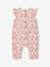 Jumpsuit + Headband Set, for Baby Girls Green/Print+pale pink+printed pink+rosy - vertbaudet enfant 