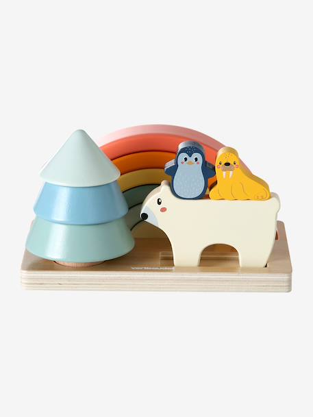 Trio of FSC® wooden early learning toys wood - vertbaudet enfant 
