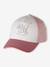 Embroidered Cotton Cap for Baby Girls old rose - vertbaudet enfant 