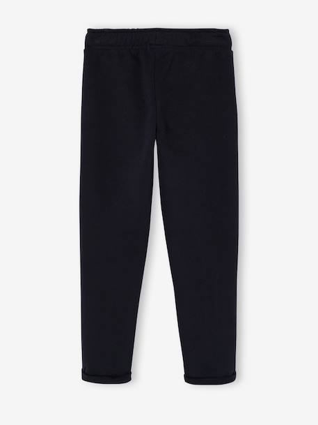 Boys' Fleece Trousers ink blue+printed black+sage green - vertbaudet enfant 