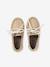 Boys' leather boat shoes beige - vertbaudet enfant 