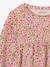 T-shirt blouse fille imprimé manches longues beige+écru+rose poudré+vert de gris - vertbaudet enfant 
