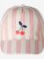 Girl's cap striped pink - vertbaudet enfant 