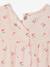 Jersey Knit Dress for Babies BLUE DARK STRIPED+rose+vanilla - vertbaudet enfant 