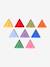 Set of 9 sensory triangles multicoloured - vertbaudet enfant 