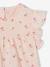 Jersey Knit Dress for Babies BLUE DARK STRIPED+rose+vanilla - vertbaudet enfant 