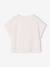 T-Shirt with Sequinned Motif, for Girls aqua green+ecru+lilac - vertbaudet enfant 