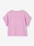 T-Shirt with Sequinned Motif, for Girls aqua green+ecru+lilac - vertbaudet enfant 