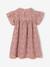 Cotton Gauze Dress with Floral Print, for Girls beige+pale pink+printed beige+vanilla - vertbaudet enfant 