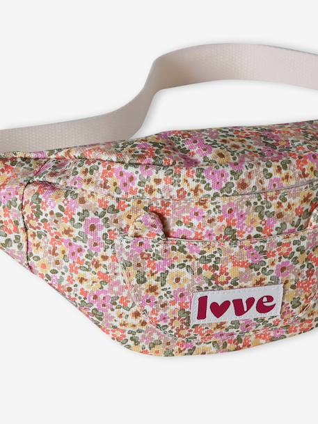 Sac banane animation poche chat fille bleu pâle+blush+double stone+multicolore+rose - vertbaudet enfant 