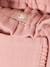 Girl's paperbag shorts in twill rosy - vertbaudet enfant 