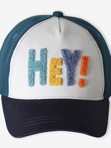 HEY! Cap for Boys blue+green+peacock blue - vertbaudet enfant 