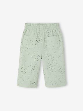 Baby-Broderie Anglaise Trousers for Baby Girls 