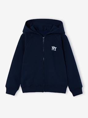 Garçon-Pull, gilet, sweat-Sweat-Sweat zippé garçon Basics