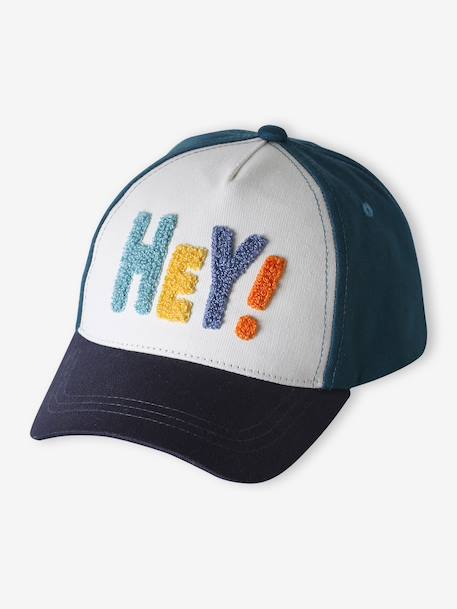 Casquette HEY! garçon bleu+bleu canard+vert - vertbaudet enfant 