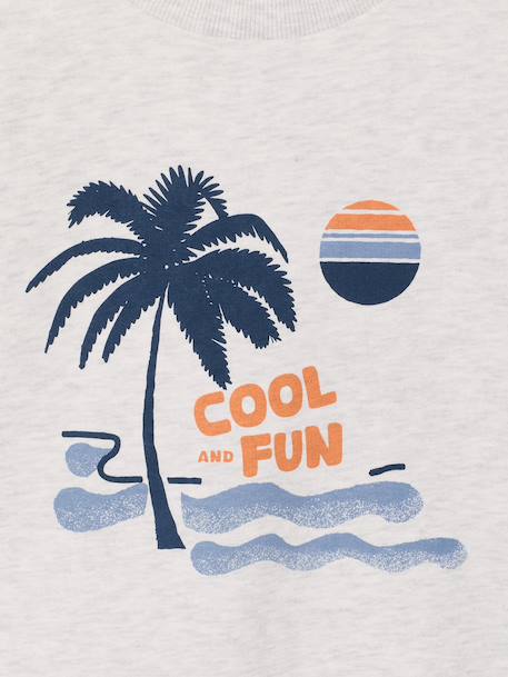 Pack of 2 'Cool and Fun' sweatshirts terracotta+tomato red - vertbaudet enfant 