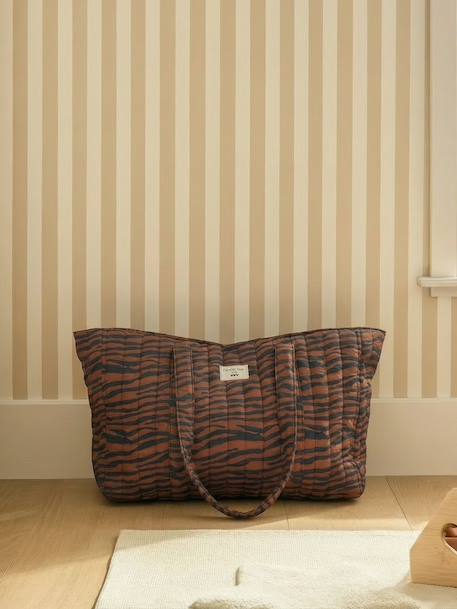 Wildlife tote bag in cotton canvas cashew - vertbaudet enfant 