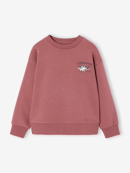 Pack of 2 'Cool and Fun' sweatshirts terracotta+tomato red - vertbaudet enfant 