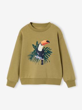 Sweat col rond surf - vertbaudet enfant Garçon-Sweat col rond surf