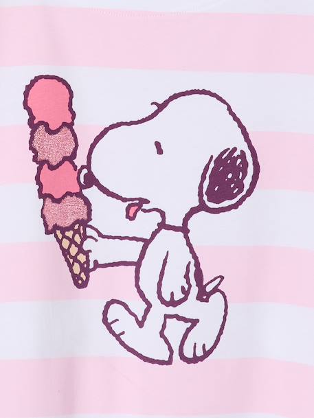 Ensemble fille rayé Snoopy rayé rose - vertbaudet enfant 